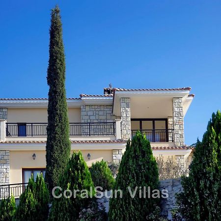 Elite Amazing Villa With Heated Pool By Coral Sun Villas Polis Ngoại thất bức ảnh