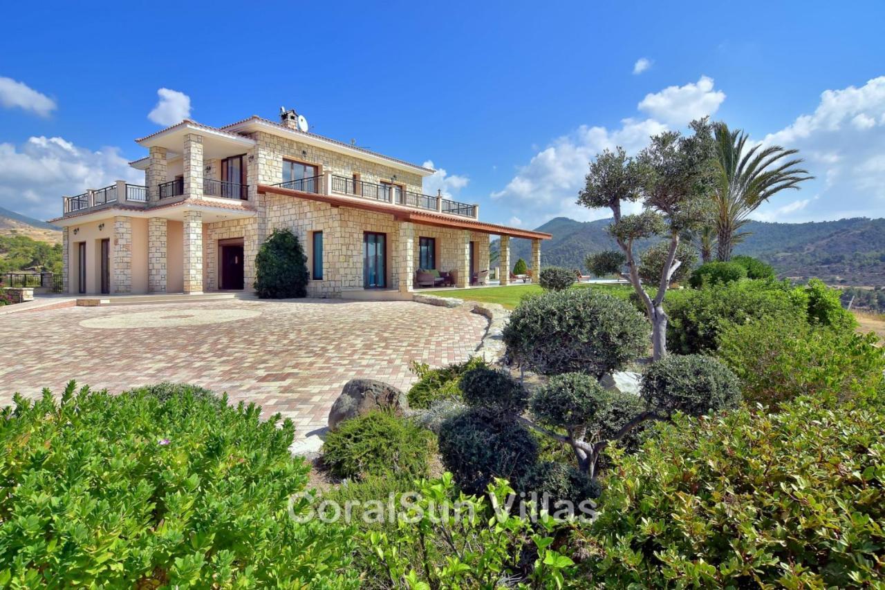 Elite Amazing Villa With Heated Pool By Coral Sun Villas Polis Ngoại thất bức ảnh