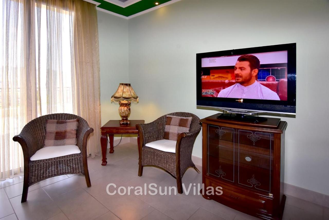 Elite Amazing Villa With Heated Pool By Coral Sun Villas Polis Ngoại thất bức ảnh