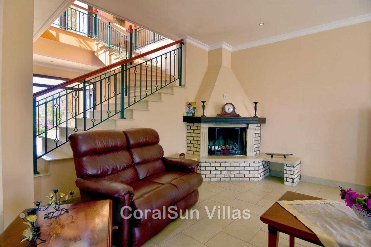 Elite Amazing Villa With Heated Pool By Coral Sun Villas Polis Ngoại thất bức ảnh
