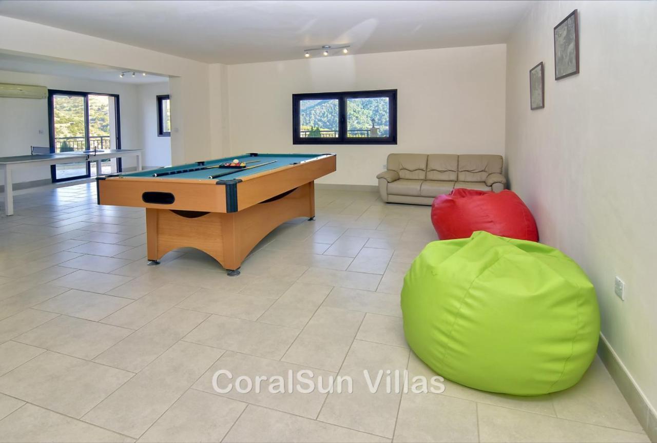 Elite Amazing Villa With Heated Pool By Coral Sun Villas Polis Ngoại thất bức ảnh