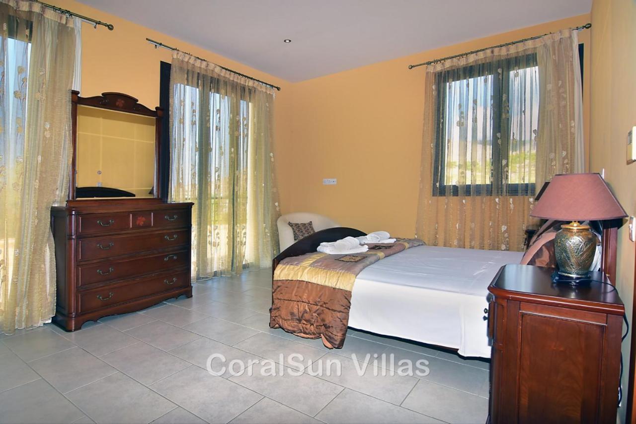 Elite Amazing Villa With Heated Pool By Coral Sun Villas Polis Ngoại thất bức ảnh