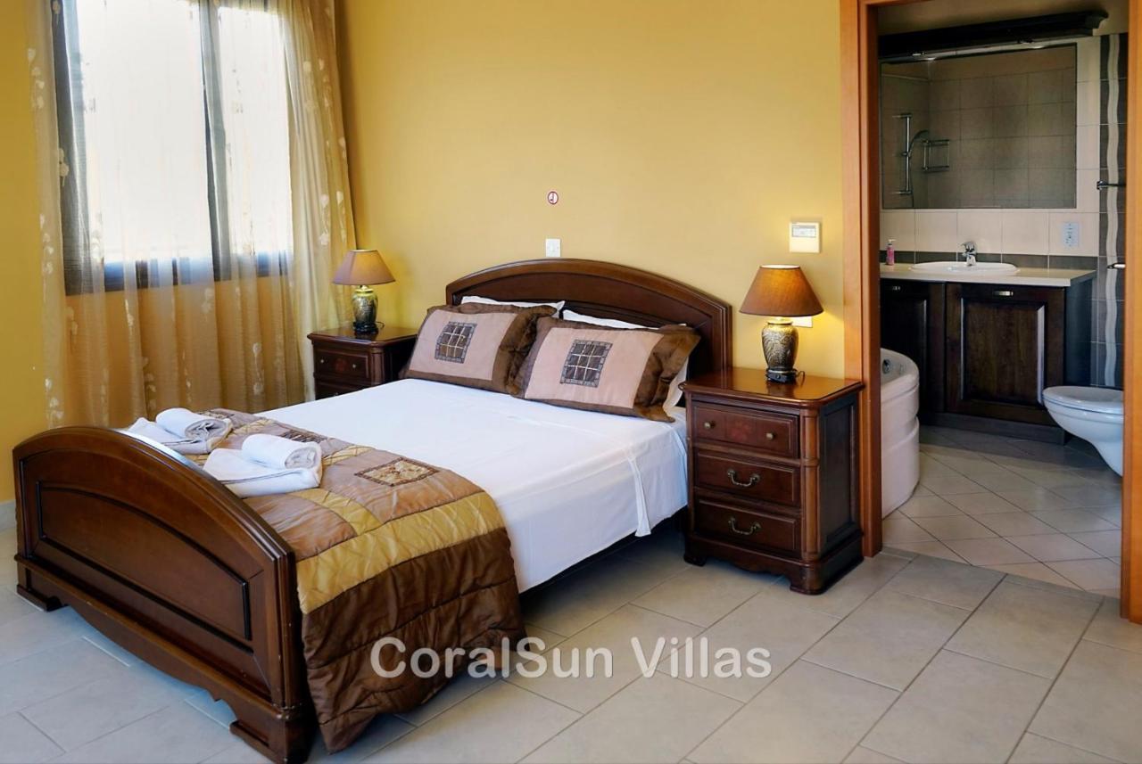 Elite Amazing Villa With Heated Pool By Coral Sun Villas Polis Ngoại thất bức ảnh