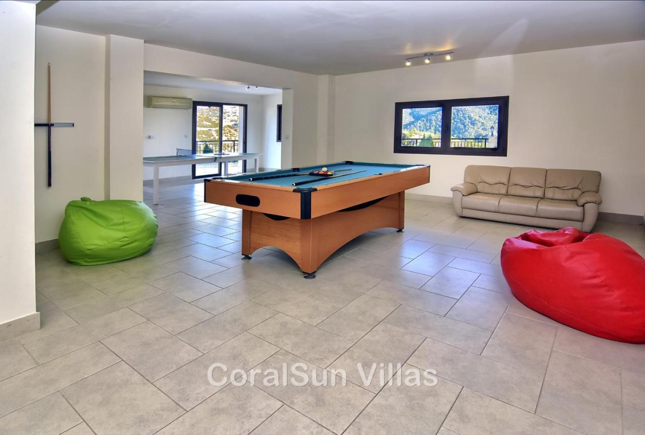Elite Amazing Villa With Heated Pool By Coral Sun Villas Polis Ngoại thất bức ảnh