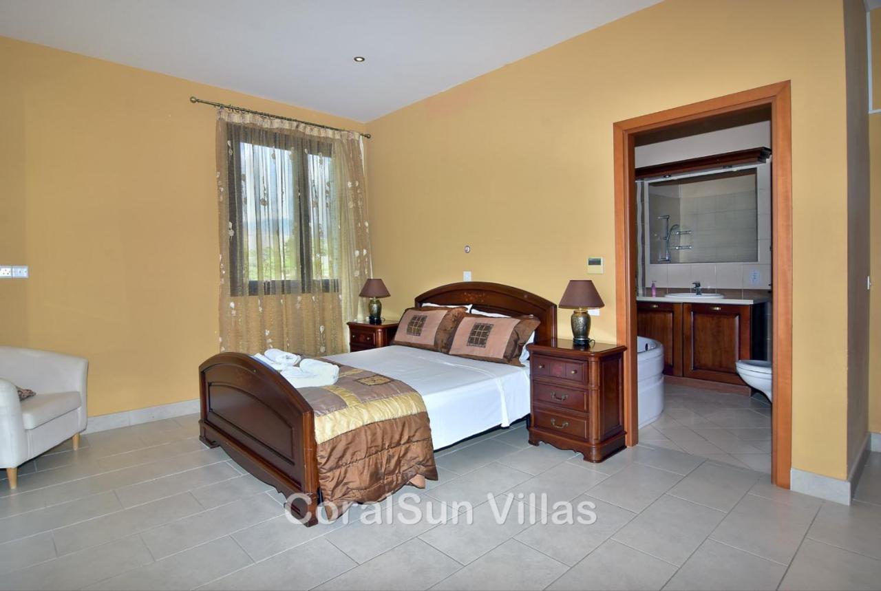 Elite Amazing Villa With Heated Pool By Coral Sun Villas Polis Ngoại thất bức ảnh